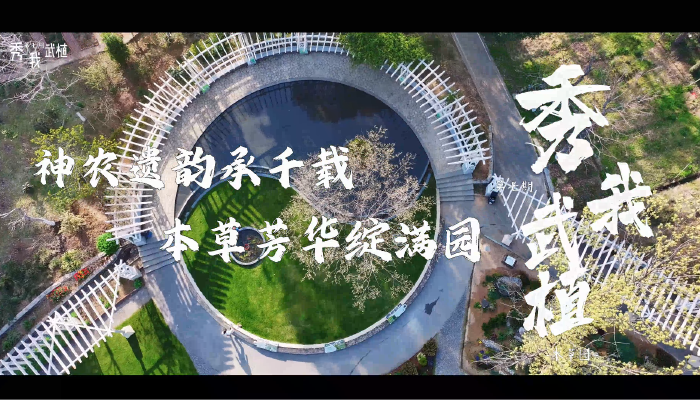 神农遗韵承千载，本草芳华绽满园